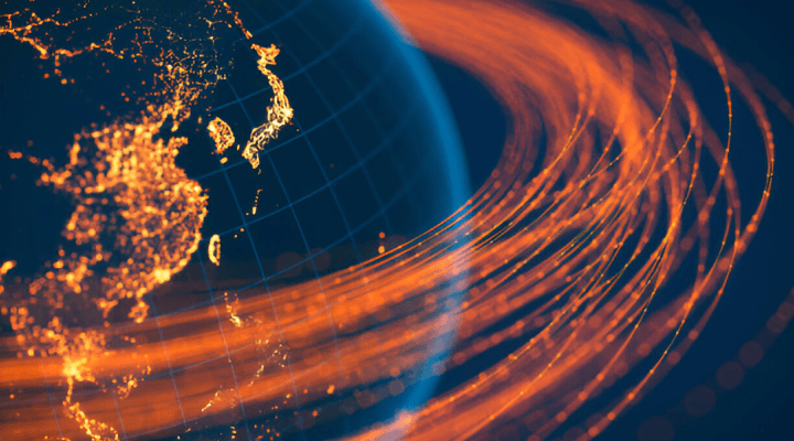 Global network visualization